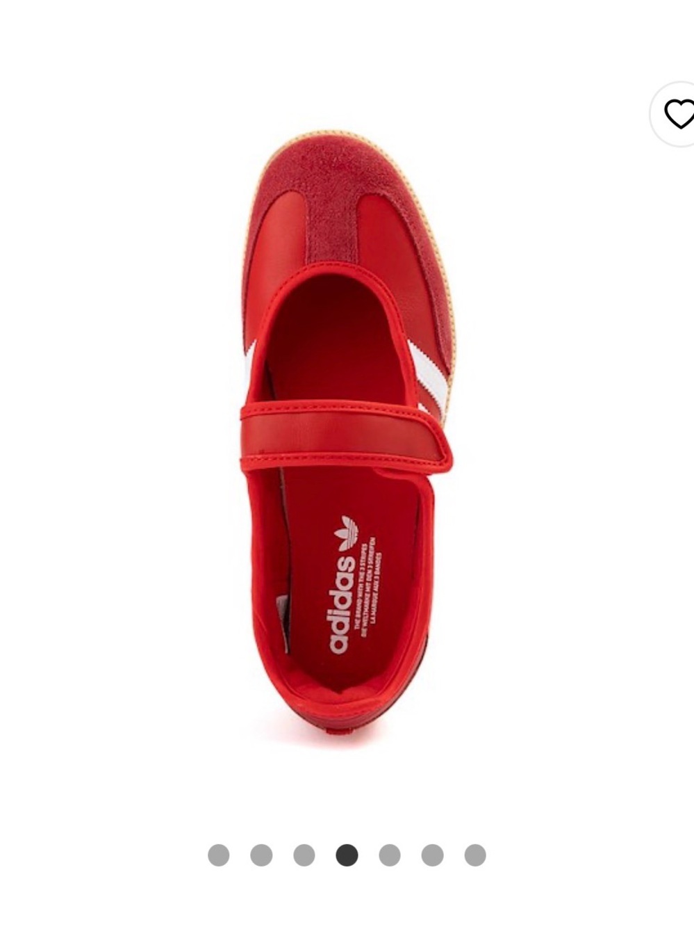 Womens adidas Samba Jane Athletic Shoe - Better Scarlet / Team Victory Red / Gum - Picture 2 of 6